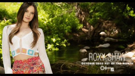 October 2023 Pet of the Month Roxy Shaw .